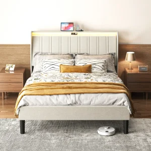 Upholstered Platform Bed