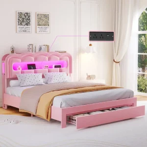 Upholstered Platform Bed