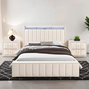Upholstered Platform Bed