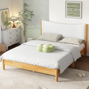 upholstered platform bed
